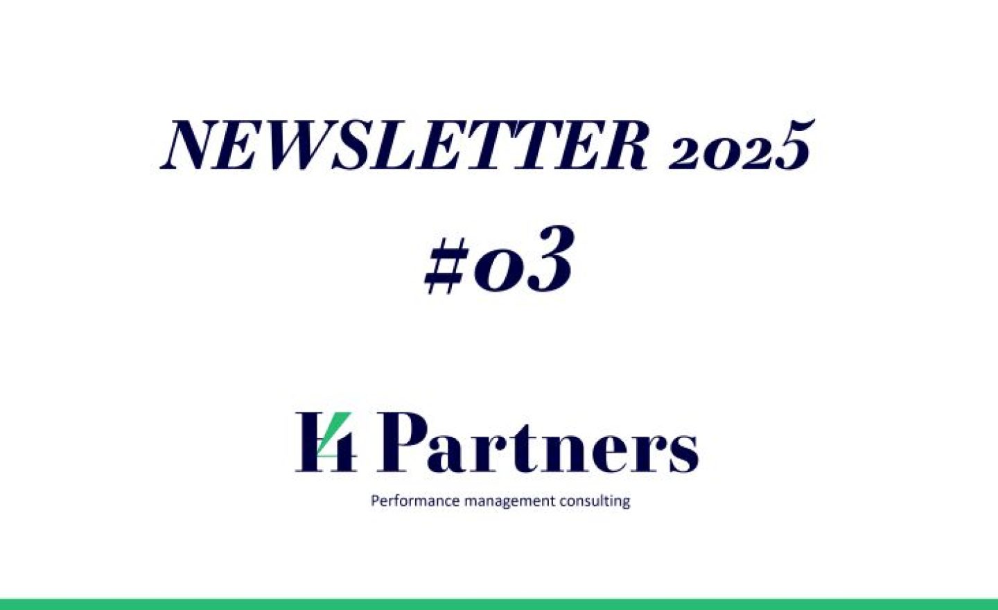 Newsletter 4 - 2025 #3