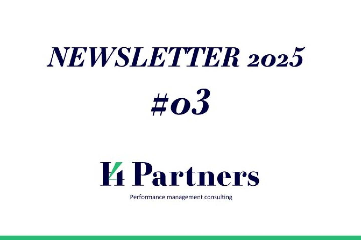 Newsletter 4 - 2025 #3